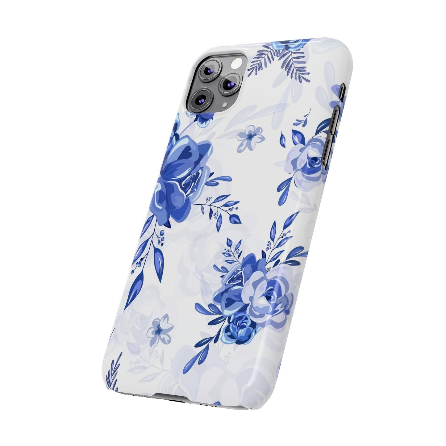 French Blue and White Toille, Slim Phone Cases, Case-Mate IPHONE16 and all sizes