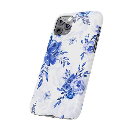 French Blue and White Toille, Slim Phone Cases, Case-Mate IPHONE16 and all sizes